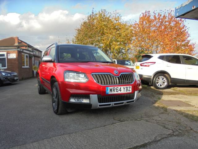 Skoda Yeti Outdoor 1.6 TDI CR SE GreenLine II 5dr Hatchback Diesel Red